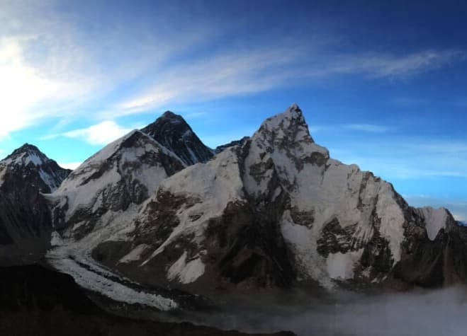 Sunrise from Kalapathar during Everest Base Camp Trek