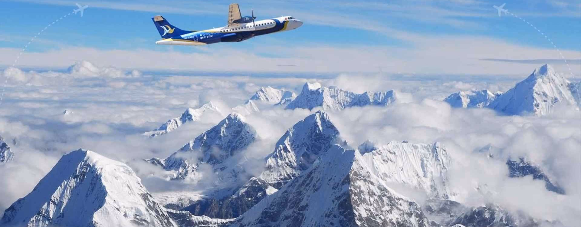 Mountain Flight in Nepal