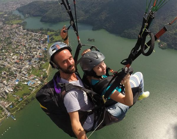 Paragliding in Nepal