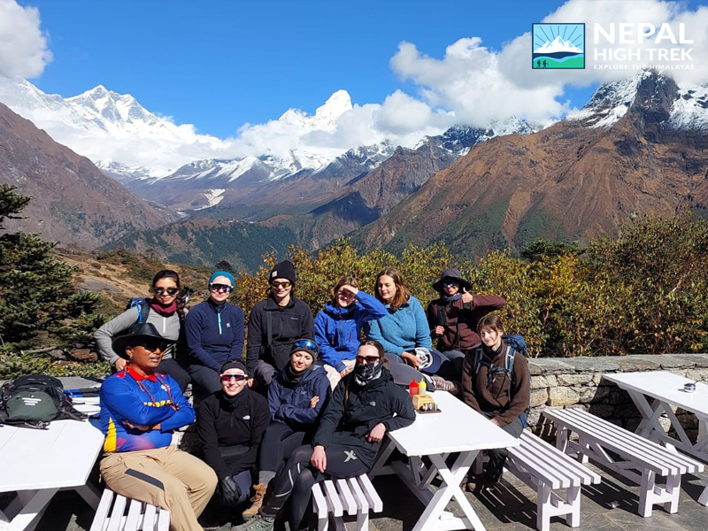 Marvelous view from Everest View Hotel