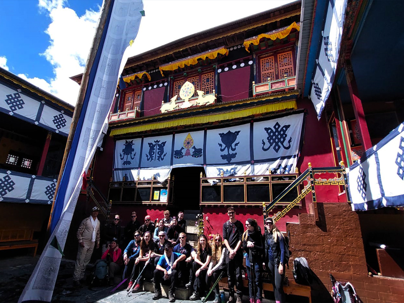 Tradtitional Buddist Tengboche Monastery