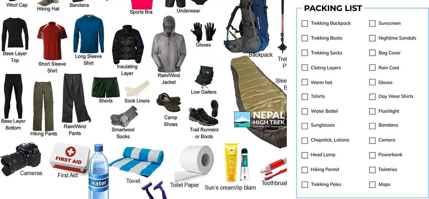 Manaslu Circuit Trek Packing List